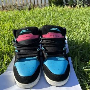 Lakai Carroll 4 Mid Ltd SM Black And Pink Vintage Size US 12